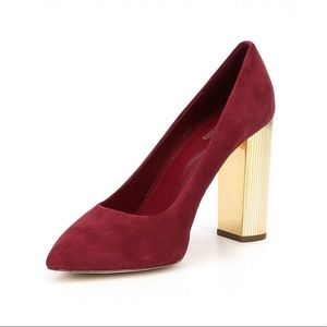 Michael Kors Womens Paloma Pump Fabric Pointed Toe Classic Pumps